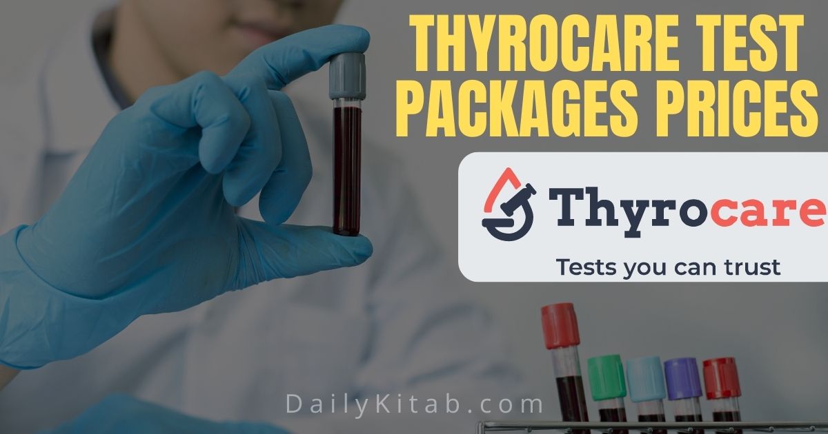 Thyrocare Test Packages Price List 2022 | Blood Tests Rates